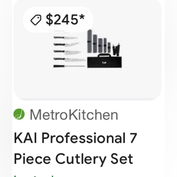 NWOT KAI PROfessional Chef 7-piece Cutlery set with 8 Pocket Roll - Picture 14 of 14